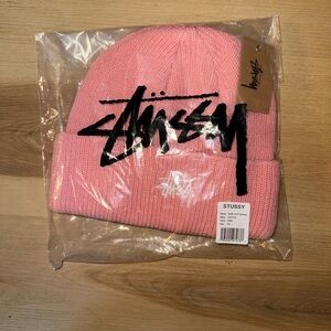 Stussy Bubblegum Pink Beanie